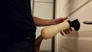 Intense fleshlight fucking