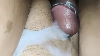 Pinki Roxxxk Closeup Shaved Pussy Fuck and Cumshot