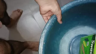 Today I massaged my penis with spit