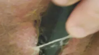 BBW massages clit and pisses.