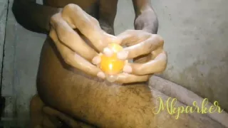 I was putting something in my ass.