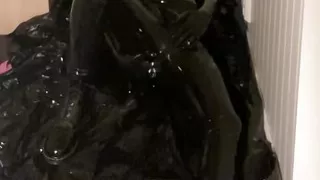 Get so horny in my latex catsuit