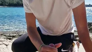 Call Gives Justin a Blowjob, He Pumps Him Until He Cums