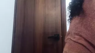 Chubby wife in shower