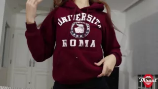 Stepsister Couldn't Avoid and Gave Me a Blowjob in Secret