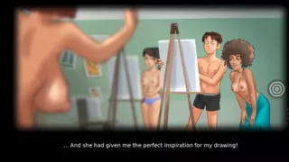 "Summertime saga " teacher Miss Ross new art