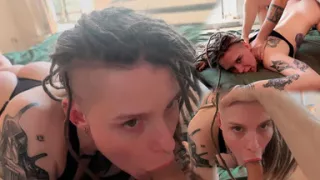 My Roommate Pinned Me Down and Use as His Fucktoy After a Good Blowjob!