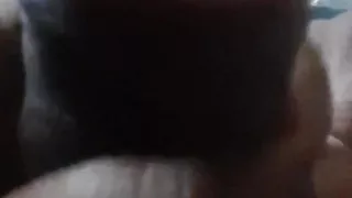 A Guy Is Finding Pleasure in the Quiet of His Bedroom.