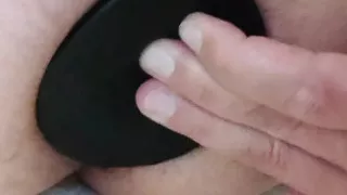 My ass cunt swallows the butt plug