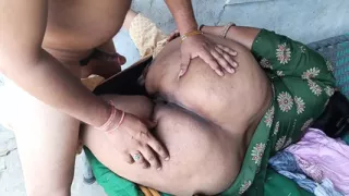 Newly married village desi bhabhi got her tight ass fucked very lovingly by her brother-in-law