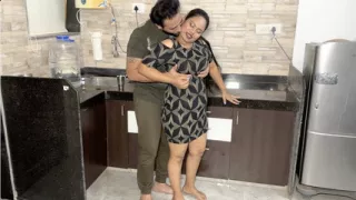 Man has sex with wife in kitchen