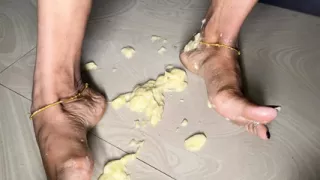 Feet humiliation hot Indian Tamil girl foot