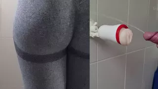 Fuck, piss and cum on my fake pussy!