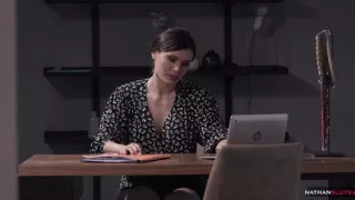 Naughty Asian Secretary Polly Pons Takes Her BBC Colleague up Her Ass