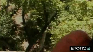 MILF loves being watched while gagging on thick cock