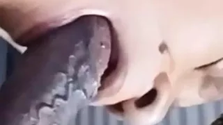Close up sucking