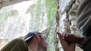 A French Tourist Gets Sucked off by a Croatian in a Ruined Fort