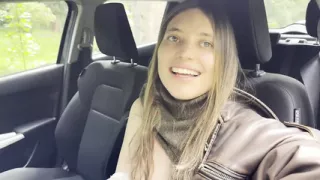 We Get Excited by Hearing the Sound of the Car, Kissing, Touching Each Other's Breasts and Having Orgasms.