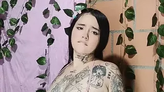 After surgery, she touches her clitoris until she comes