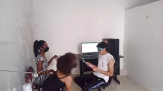 Calm down, you damn sex-hungry whore.