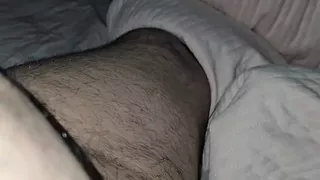 Step mom hand slip into step son dick and handjob his dick