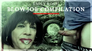 Blowjob Compilation - A slut who gives blowjobs