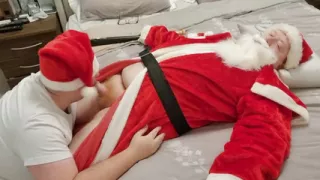 Stepson Sucks Santa Claus