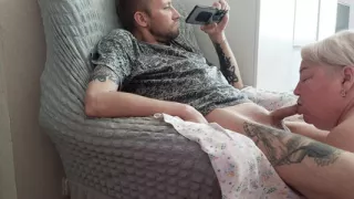 A friend jerks me off and my dick sucks