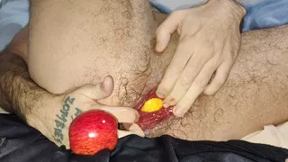 Some apples deep inside. Almost lost one haha ???? but in the end it worked