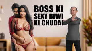 Boss's sexy wife fucked in front of boss