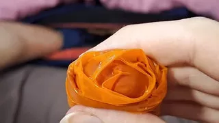 Colleague injects into his own condom - An unexpected experiment