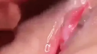 Close-up Pussy Fucking and Inside Cumout