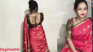 Desi Indian Bhabhi Ko Lal Sari Mein Jabarjat Choda Hai _ Sexy Hot Movie
