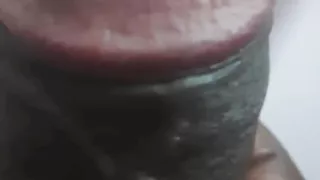 He Is Having a Moment of Intimate Joy and Reflection.