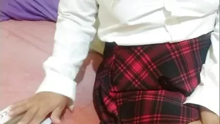 I Came Home Horny After College Because My Teacher Touched My Pussy