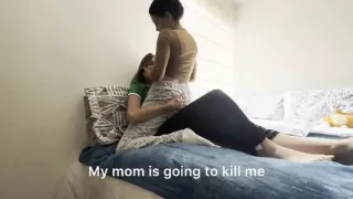 Two College Women Fuck Hard in the Room