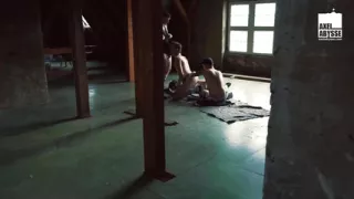 Axel Abysse Rides Lucio Davolis Arms In Ass Ruining Threesome