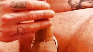 Close up cum shot nice and creamy