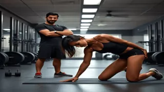 She Thought It Was Just a Workout Until Her Trainer Bent Her Over the Mat and Broke Her In Half!"