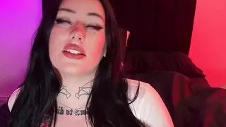 British goth teen sexy JOI