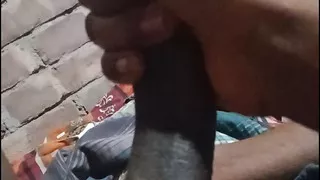 Long Latino twist cock including big ball and handjob