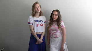 A scorching game of strip football with two adorable girls