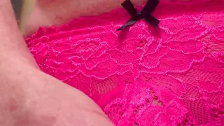 Hot Pink Panties Cum