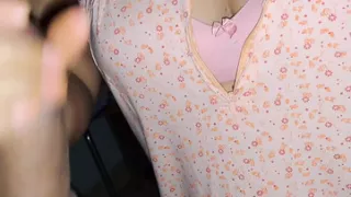 My beautiful wife is playing with my dick