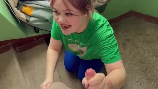 Public Blowjob With Facial On A Cute Russian Student 18+