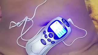 Zapping my Tits and Pussy