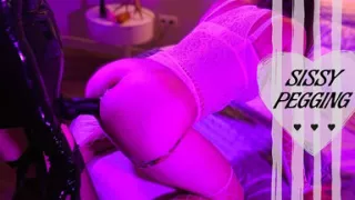 Pegging My Sissy Gurlfriend