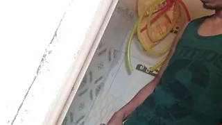 My masturbation in the bathroom