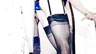 Take It in Standing Doggy Ass Dildo Fuck