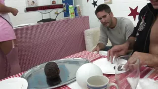 Gangbang with Alexis May and Charlee Chase are whores with